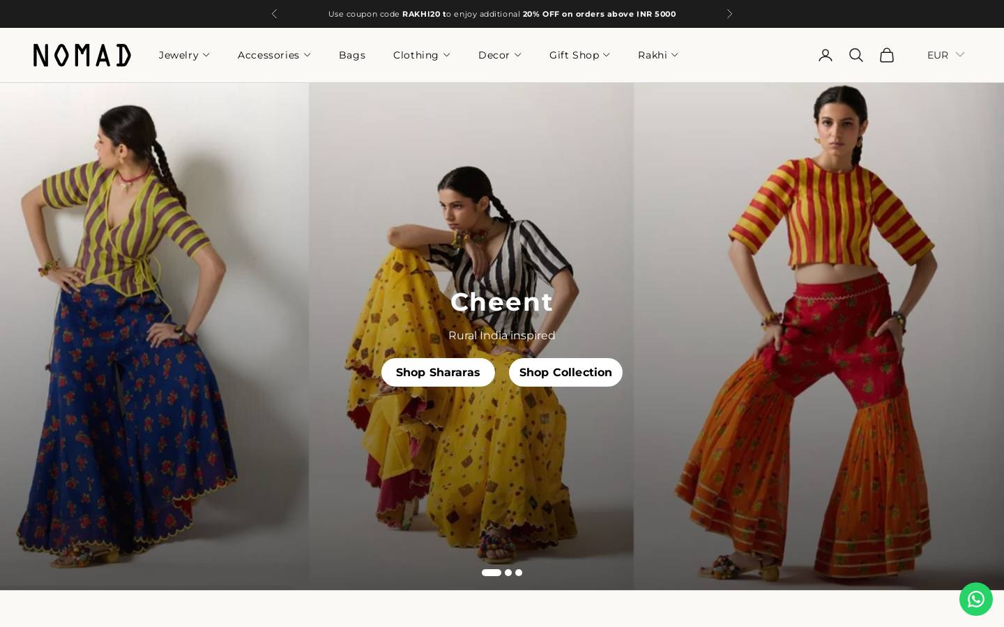 Diariesofnomad homepage screenshot