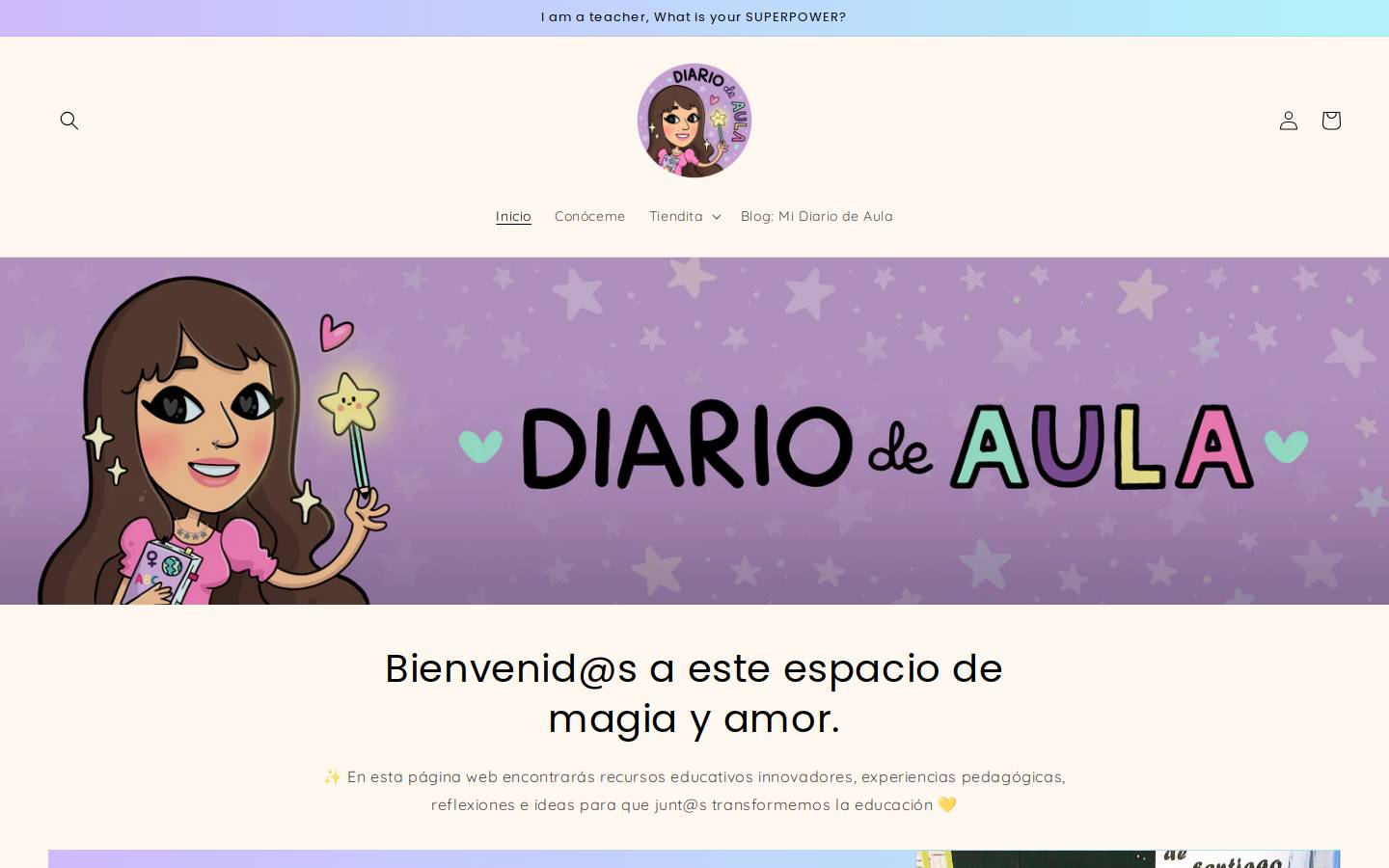 diariodeaula.com homepage screenshot