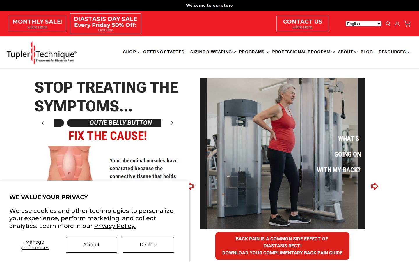 diastasisrehab.com homepage screenshot