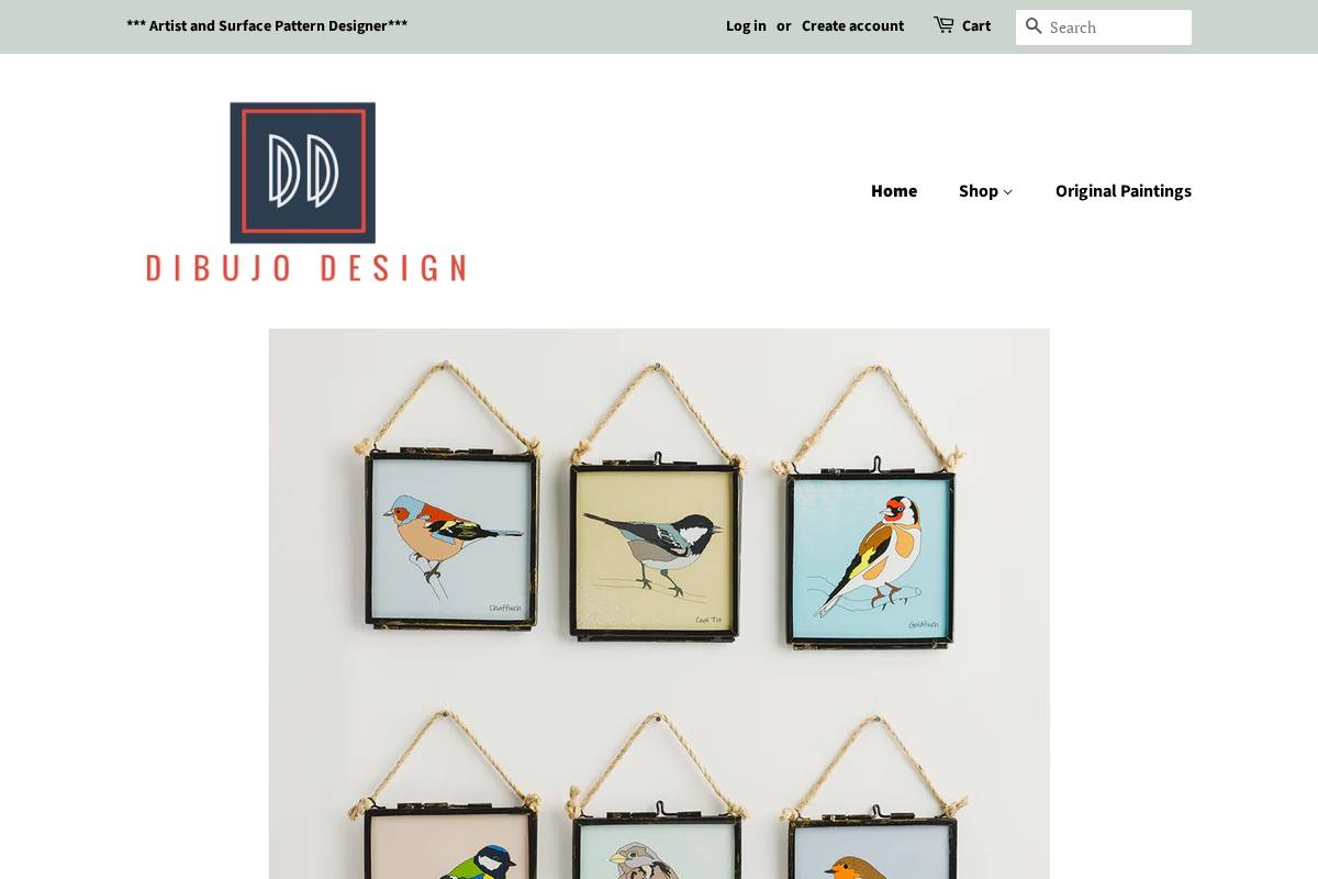 dibujodesign.co.uk homepage screenshot