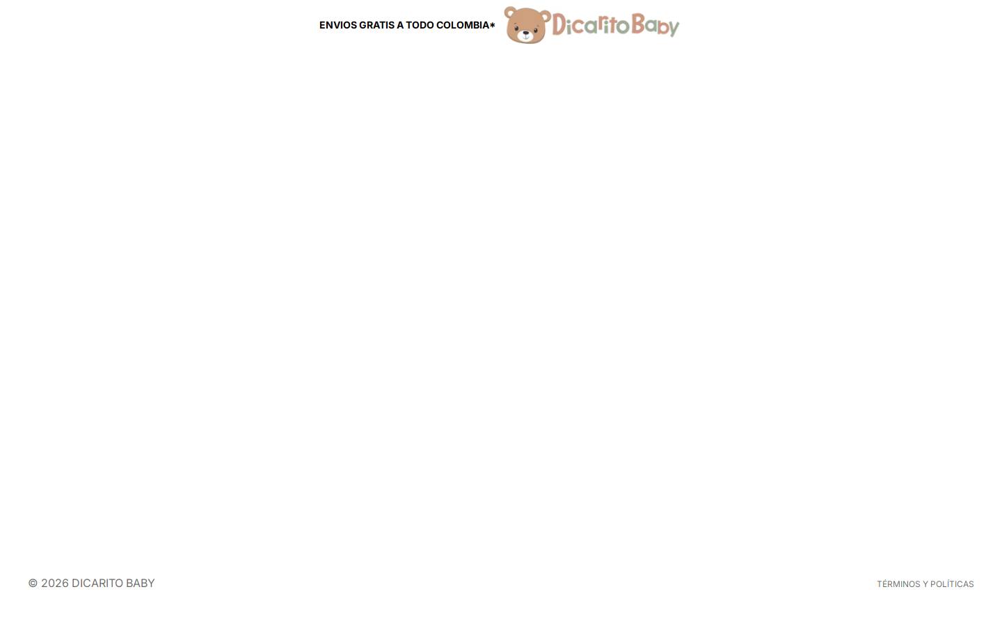 dicaritobaby.com homepage screenshot