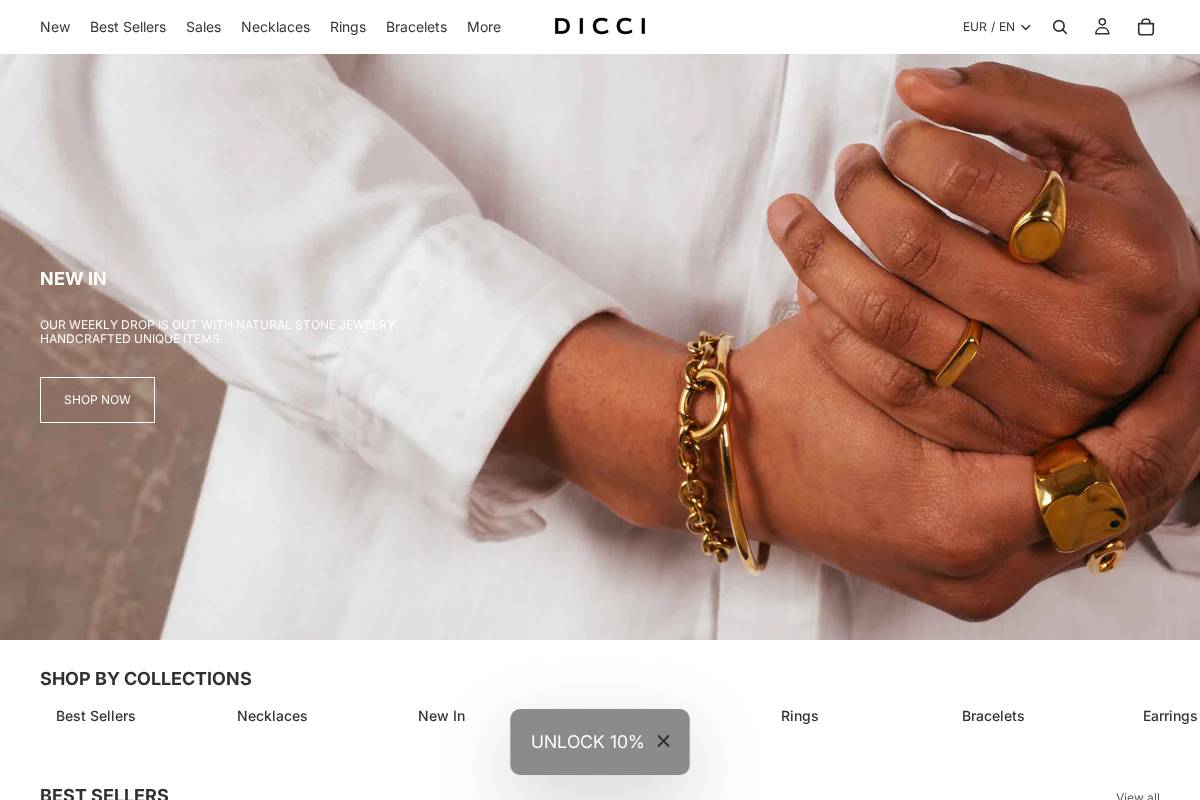 Dicci homepage screenshot