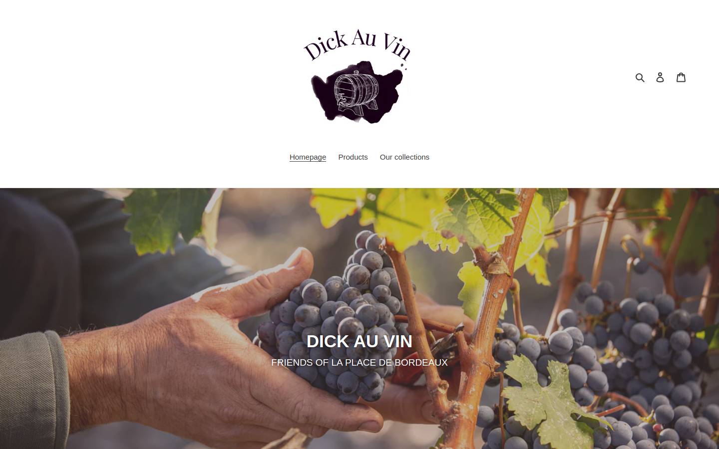 dickauvin.com homepage screenshot