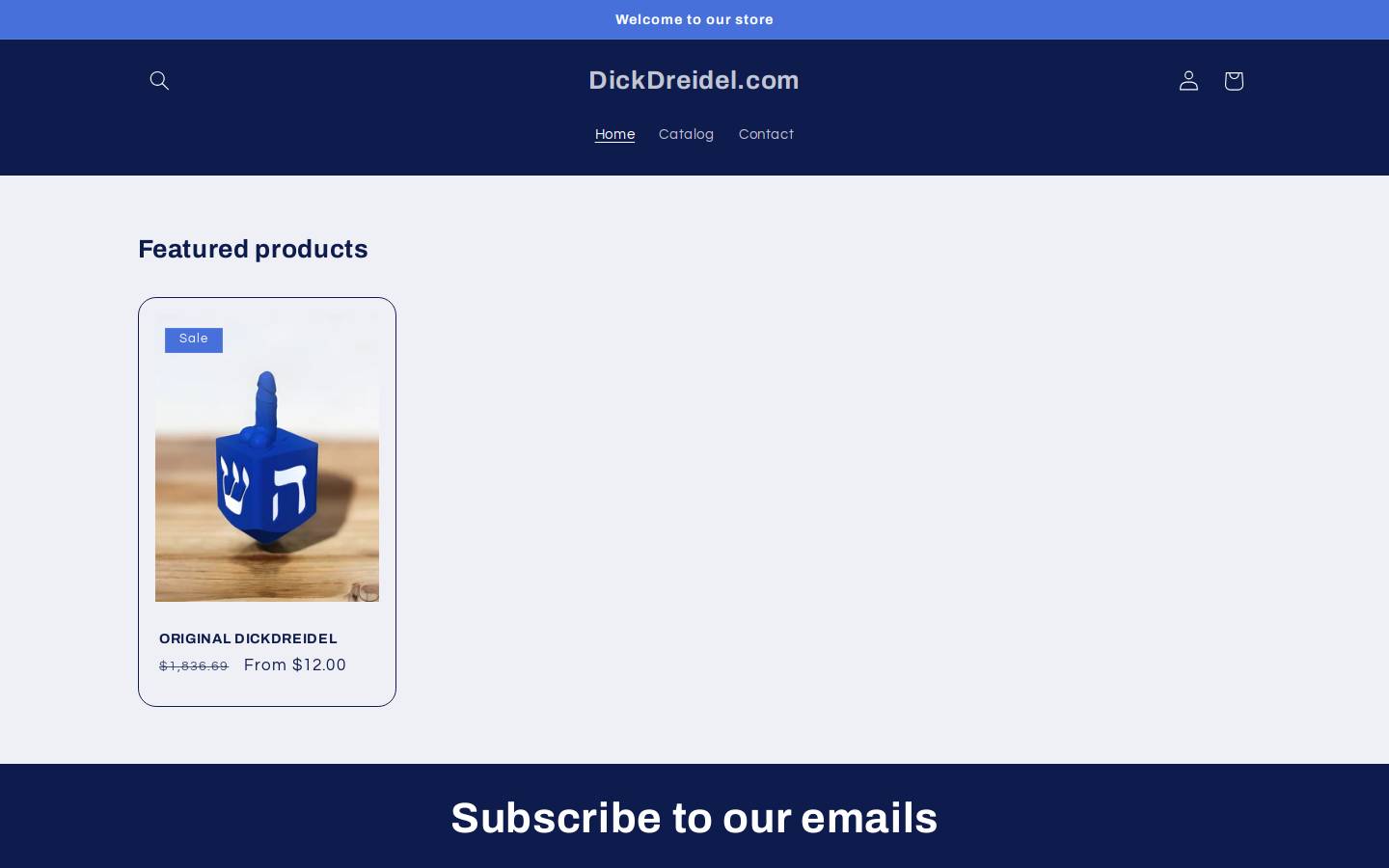 dickdreidel.com homepage screenshot