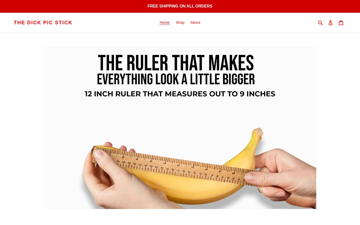 dickpicstick.com homepage screenshot