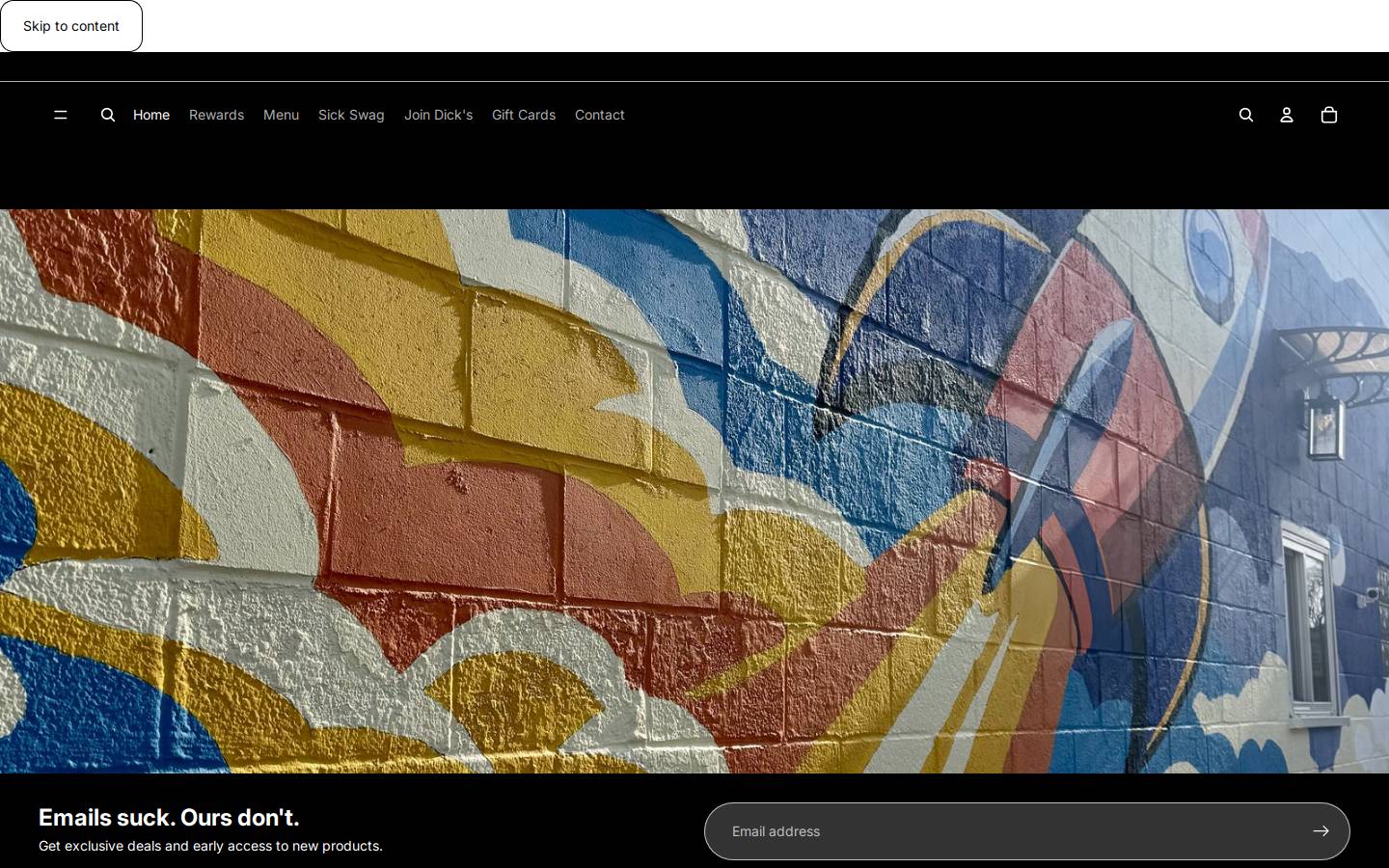dicksenergy.com homepage screenshot