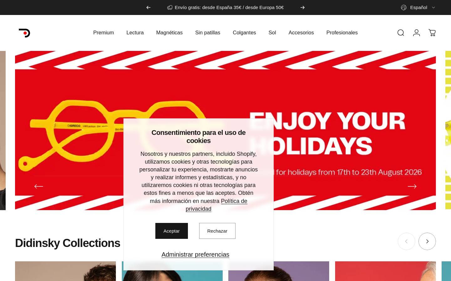 Didinsky homepage screenshot