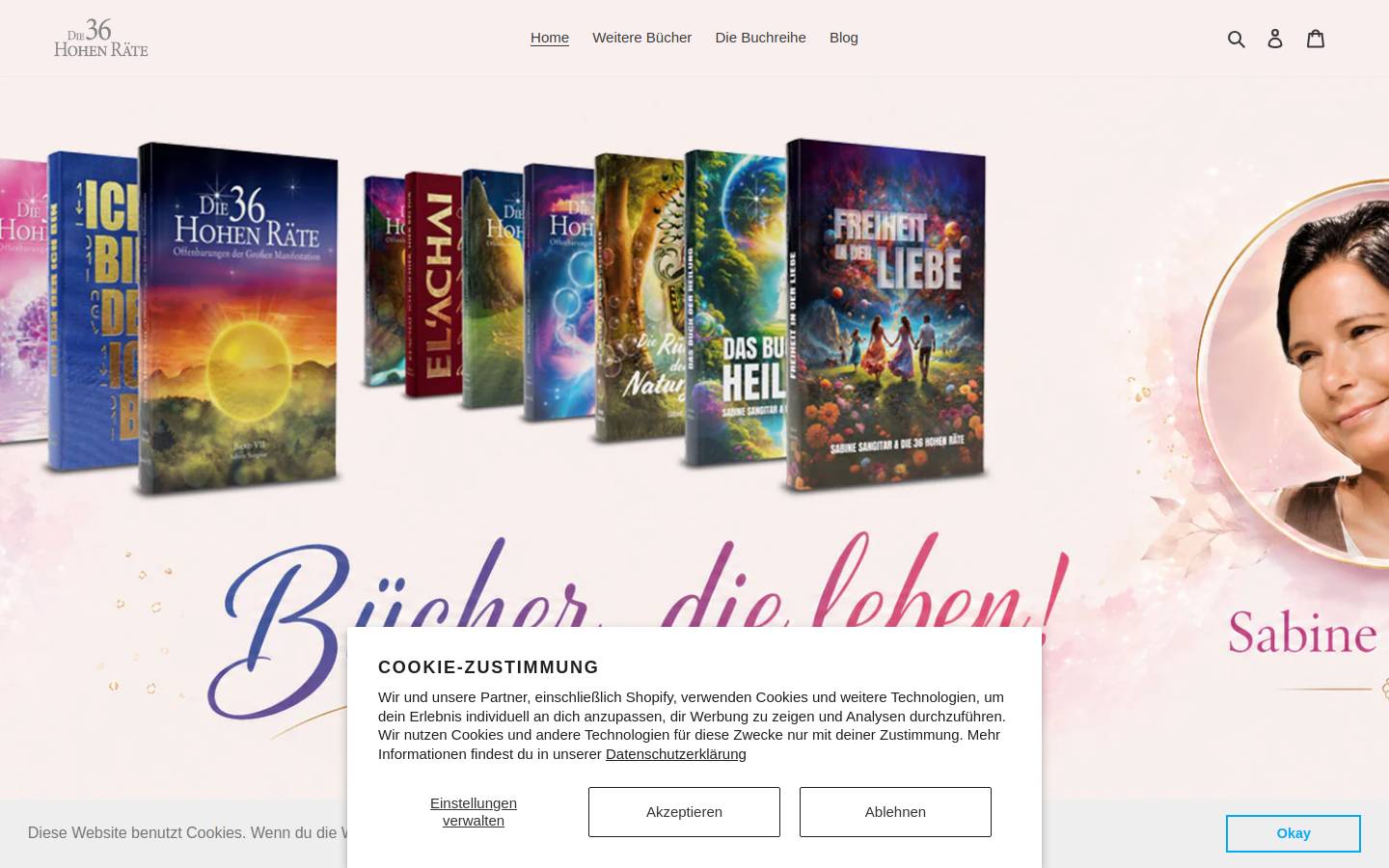 die-36-hohen-raete.net homepage screenshot