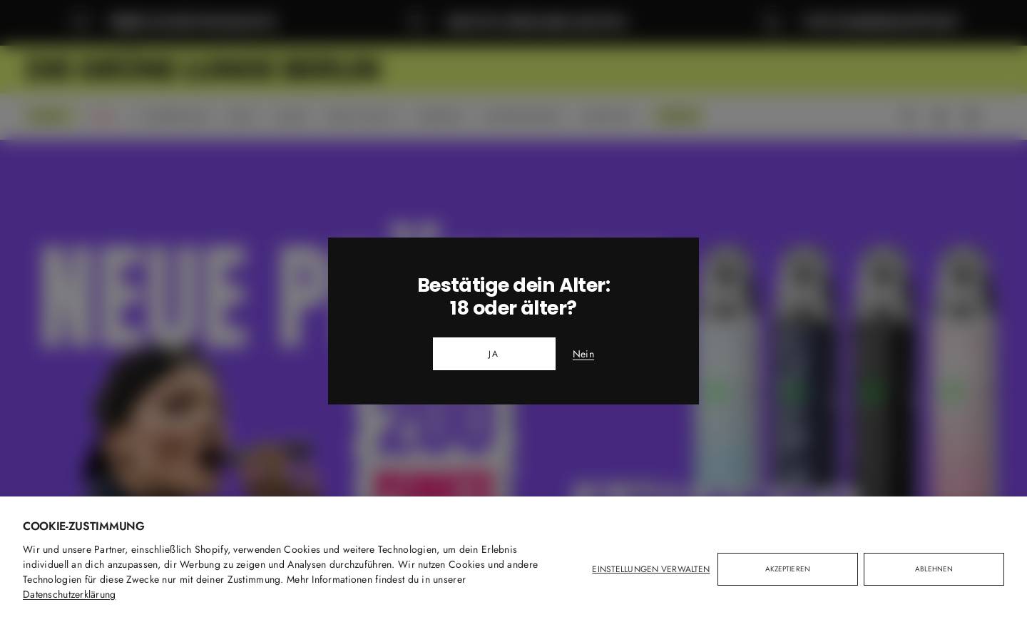 Die Gruene Lunge homepage screenshot