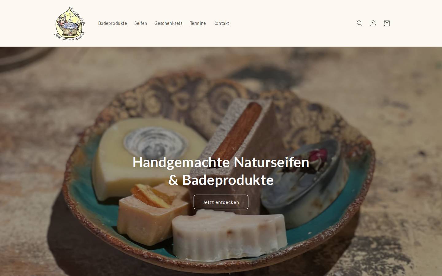 die-landmaus.de homepage screenshot