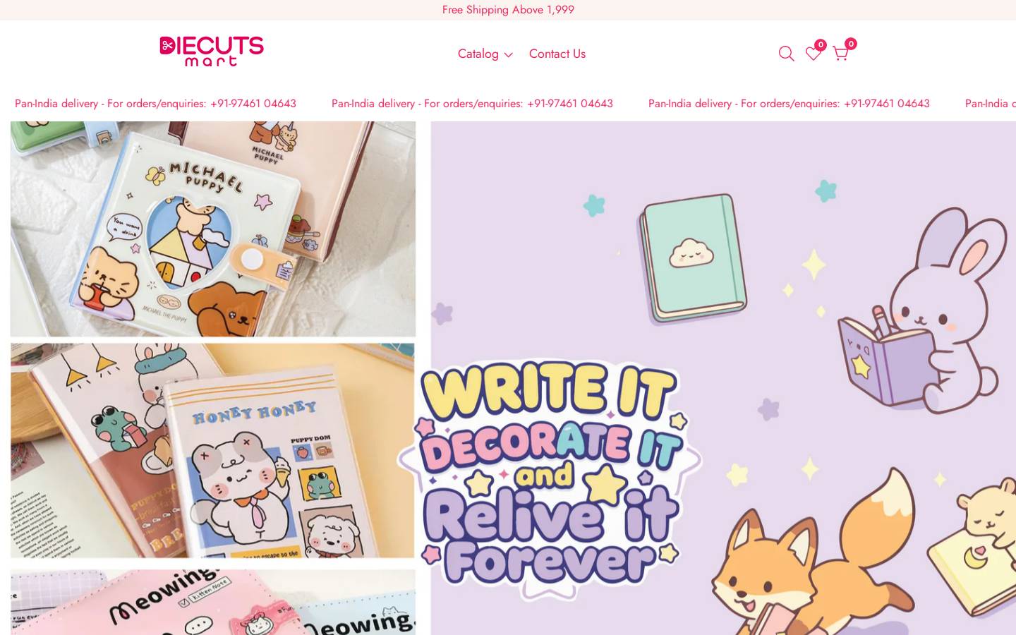 diecutsmart.com homepage screenshot