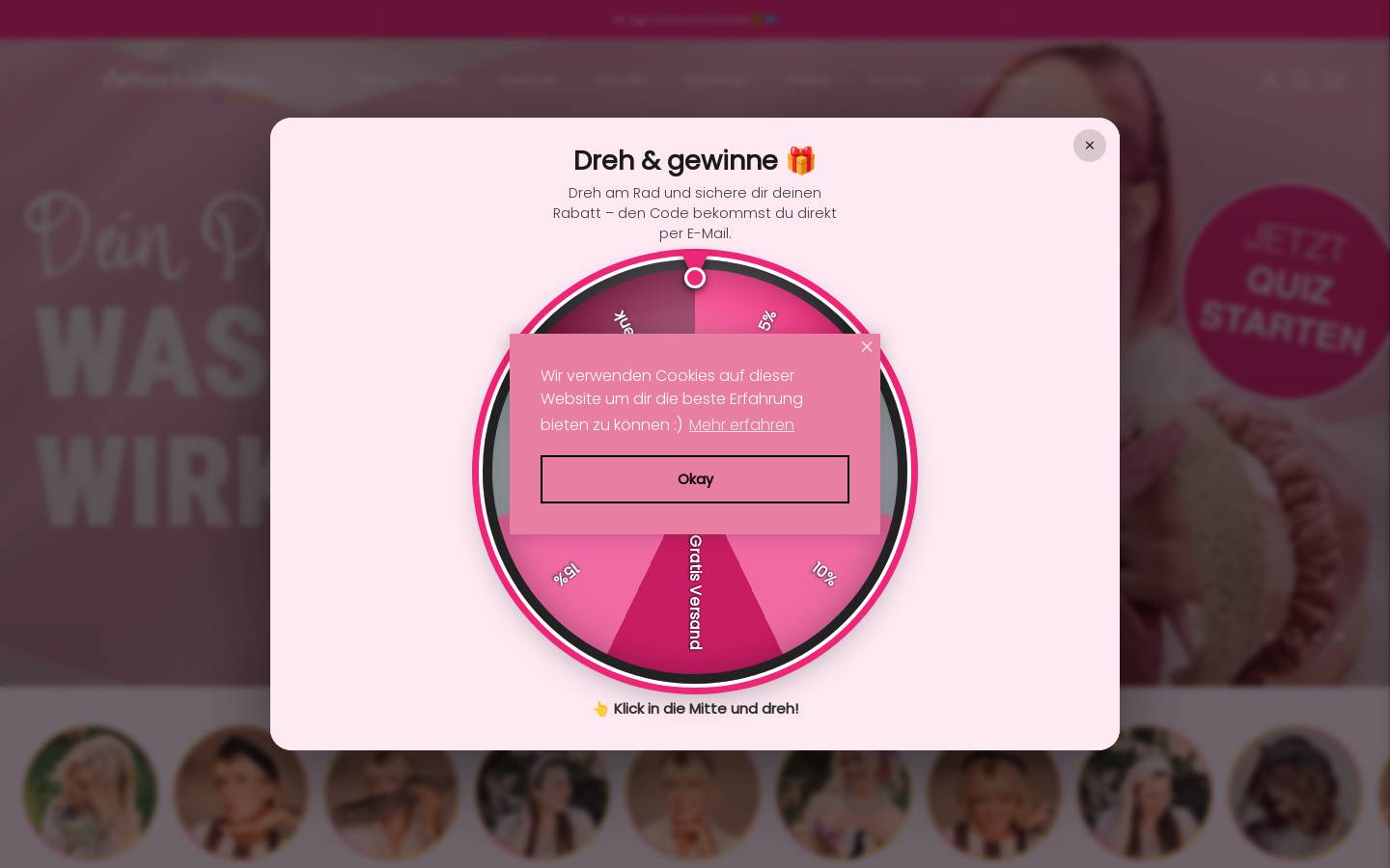 Diehaarbanduschi homepage screenshot