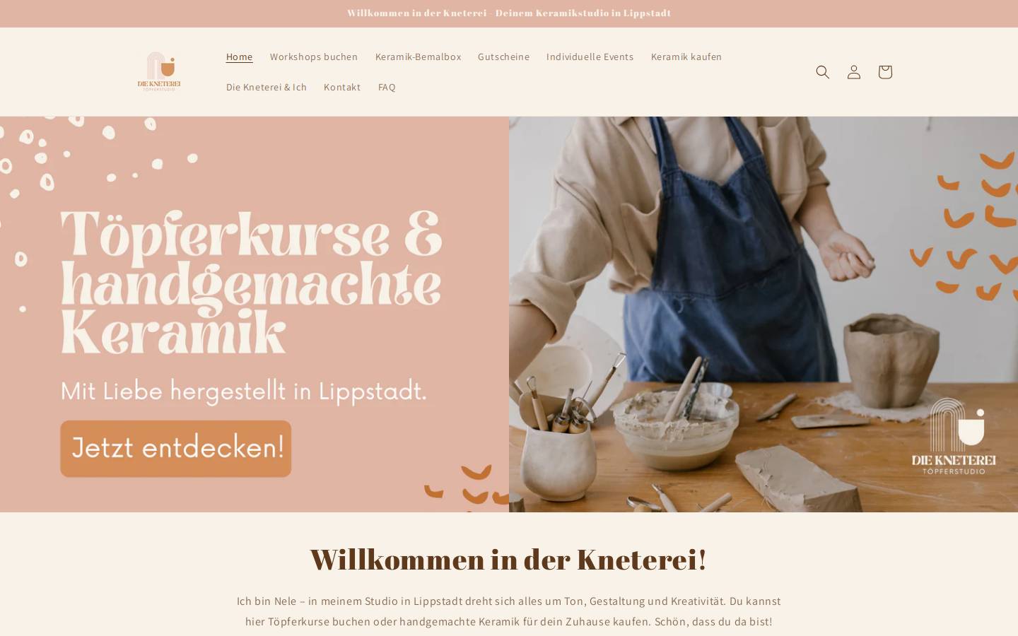 diekneterei.de homepage screenshot