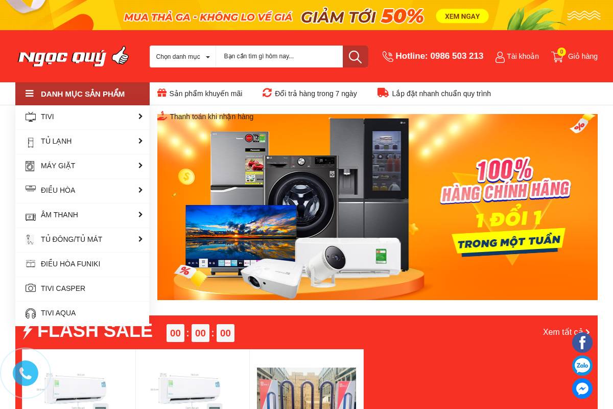 dientungocquy.vn homepage screenshot
