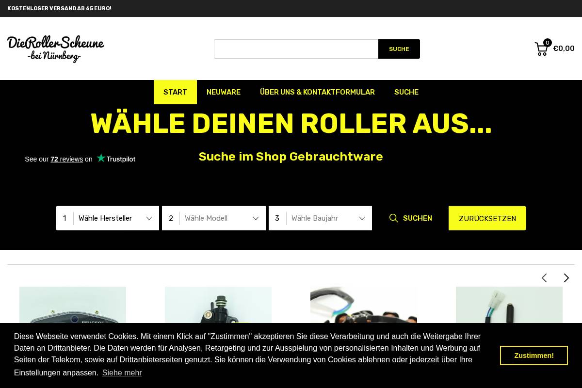 dierollerscheune.de homepage screenshot