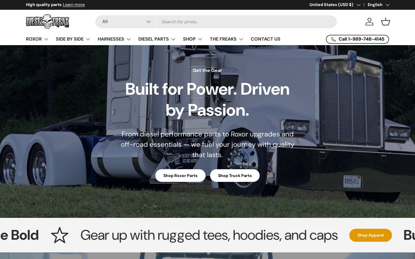 dieselfreak.com homepage screenshot