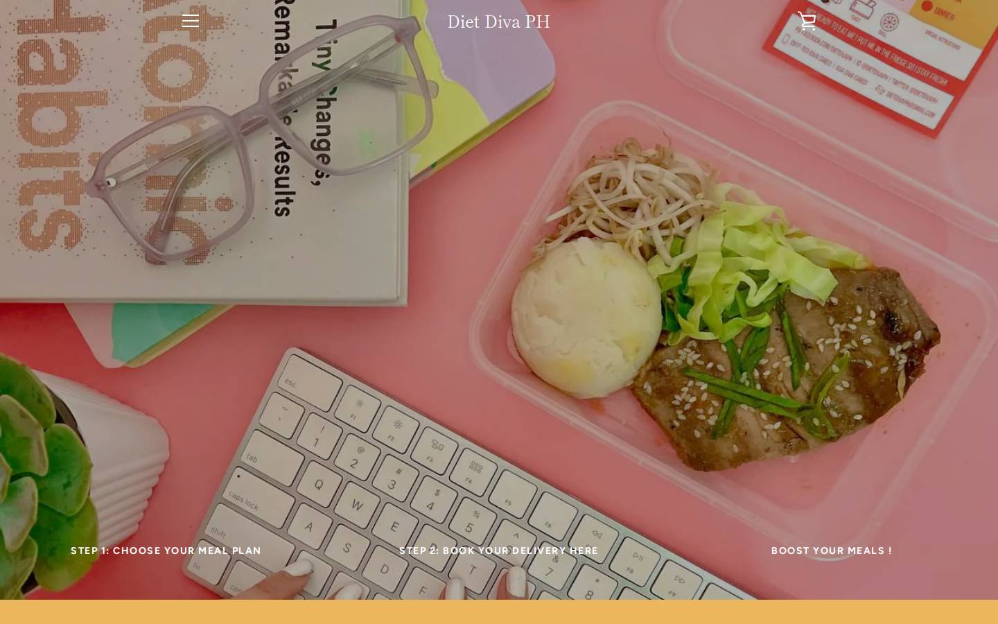 dietdiva.ph homepage screenshot