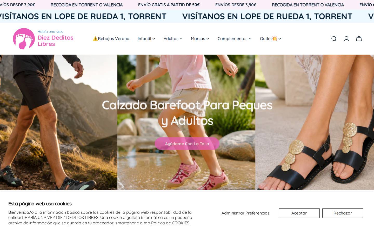 diezdeditoslibres.com homepage screenshot