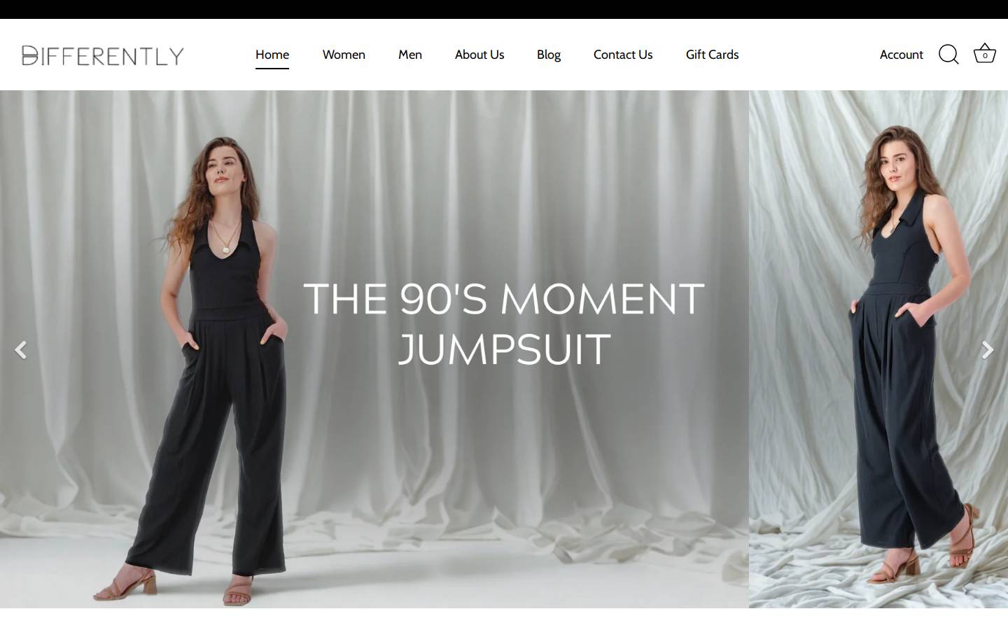 differently.co.za homepage screenshot