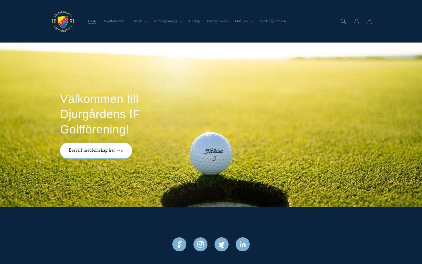 difgolf.se homepage screenshot