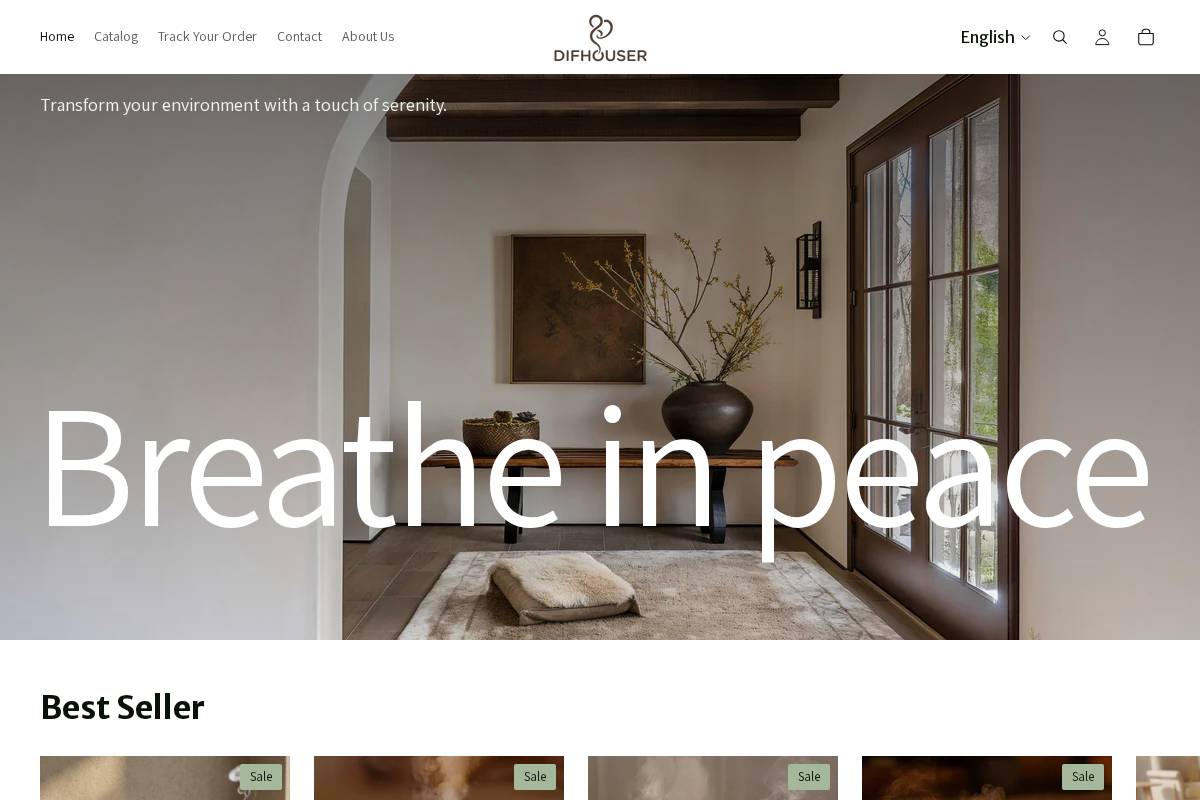 difhouser.com homepage screenshot