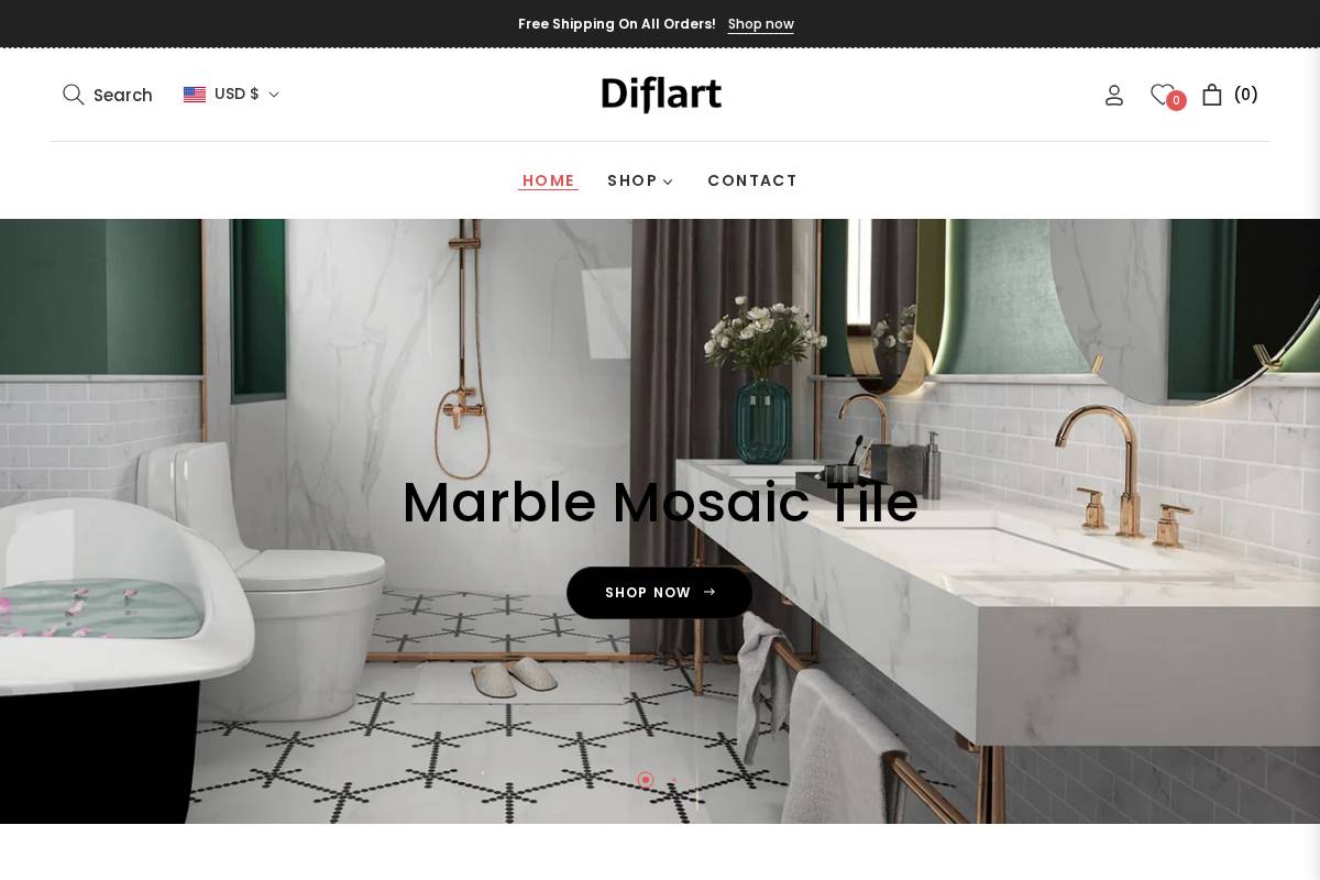 diflart.com homepage screenshot