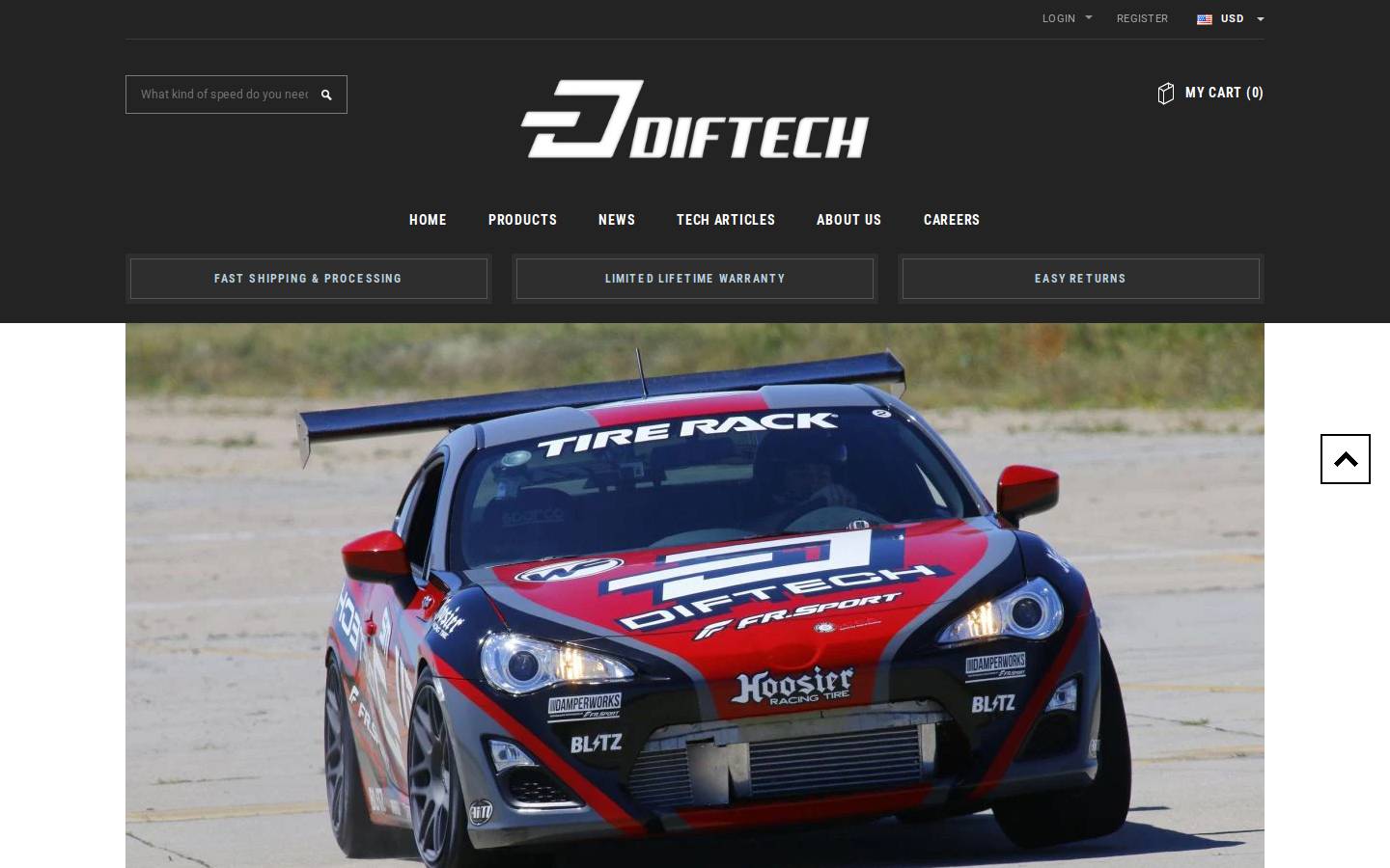 diftech.com homepage screenshot
