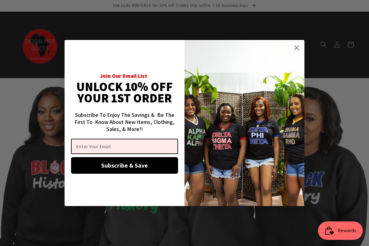 Diggin Her Roots Boutique homepage screenshot