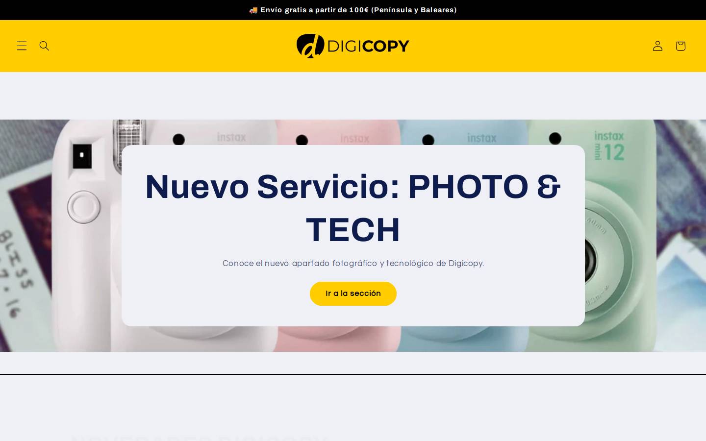 digicopy.es homepage screenshot