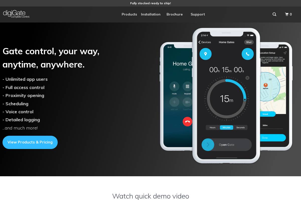 digigate.co.uk homepage screenshot