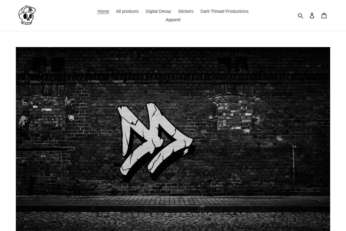 digitaldecay702.com homepage screenshot