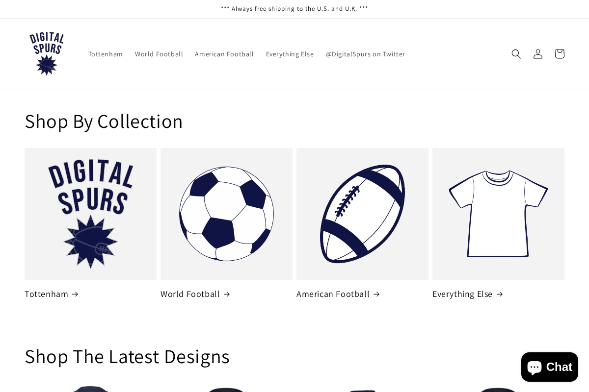 Digital Spurs homepage screenshot