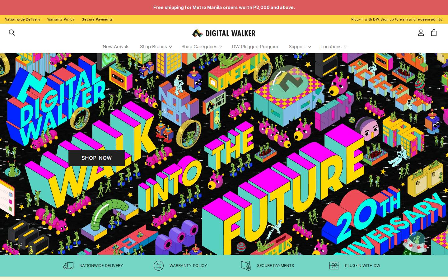 digitalwalker.ph homepage screenshot