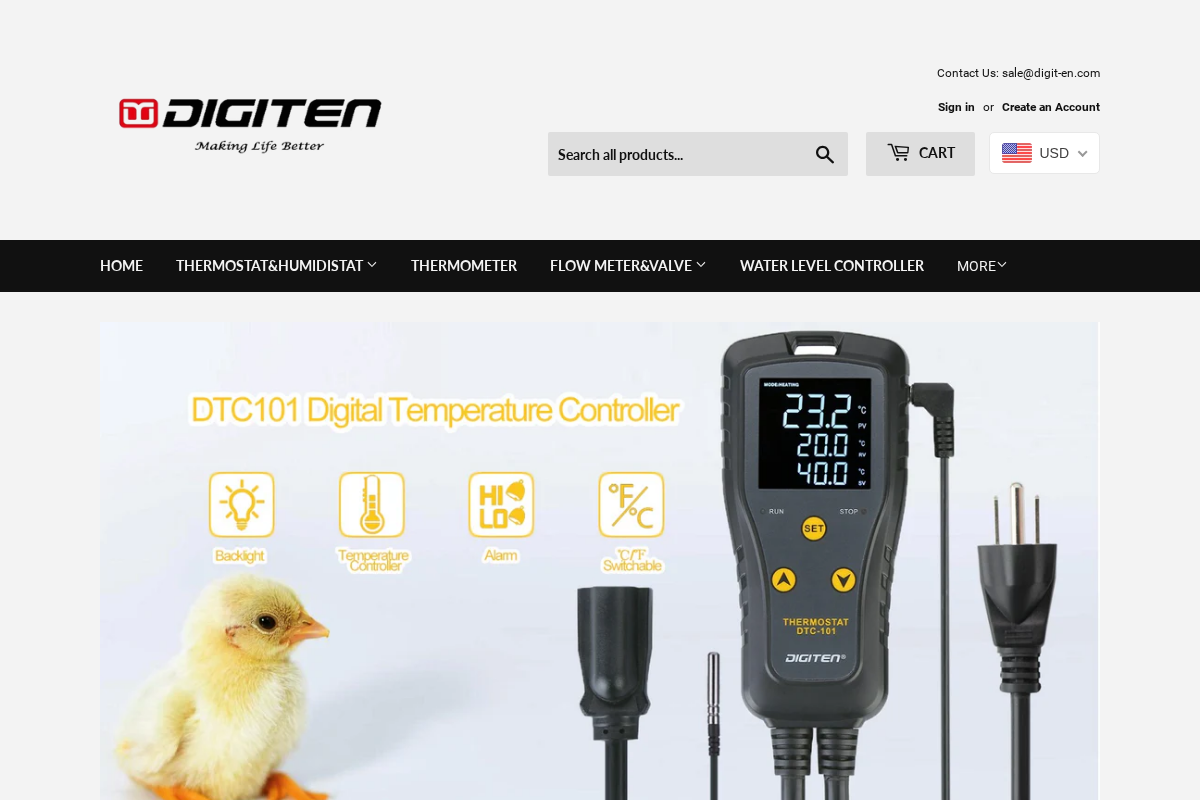 digiten.shop homepage screenshot