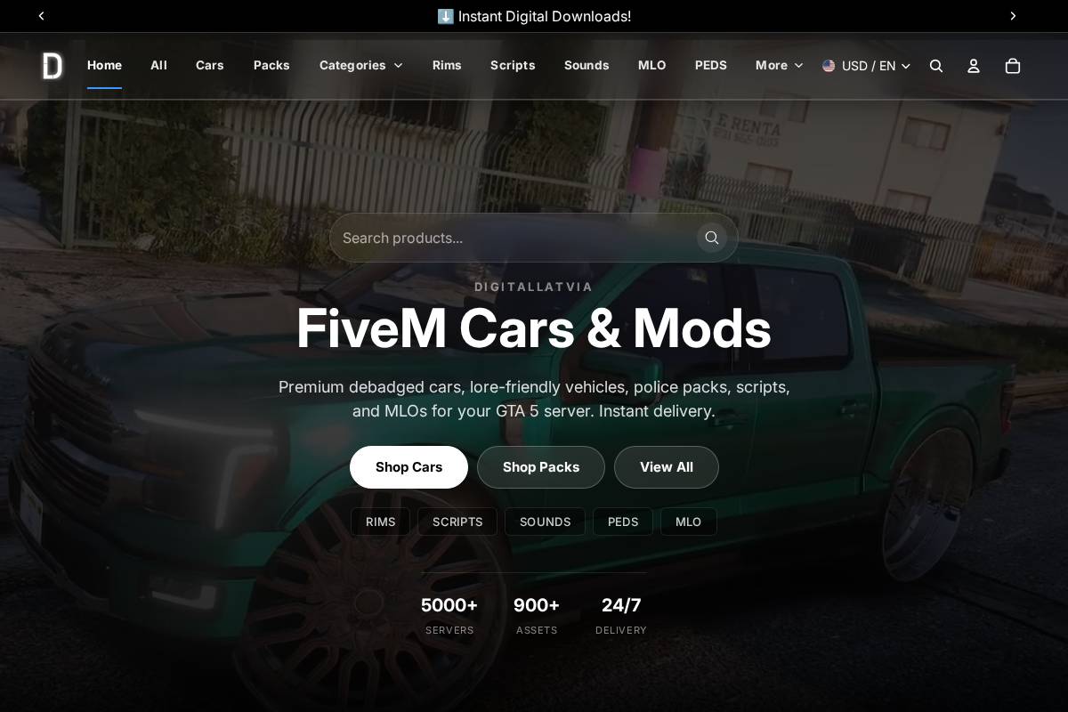 digitiallatvia.com homepage screenshot