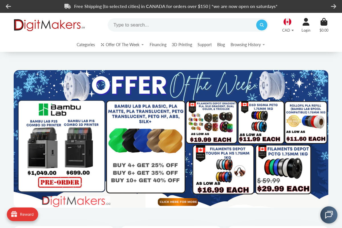 Digitmakers.ca homepage screenshot