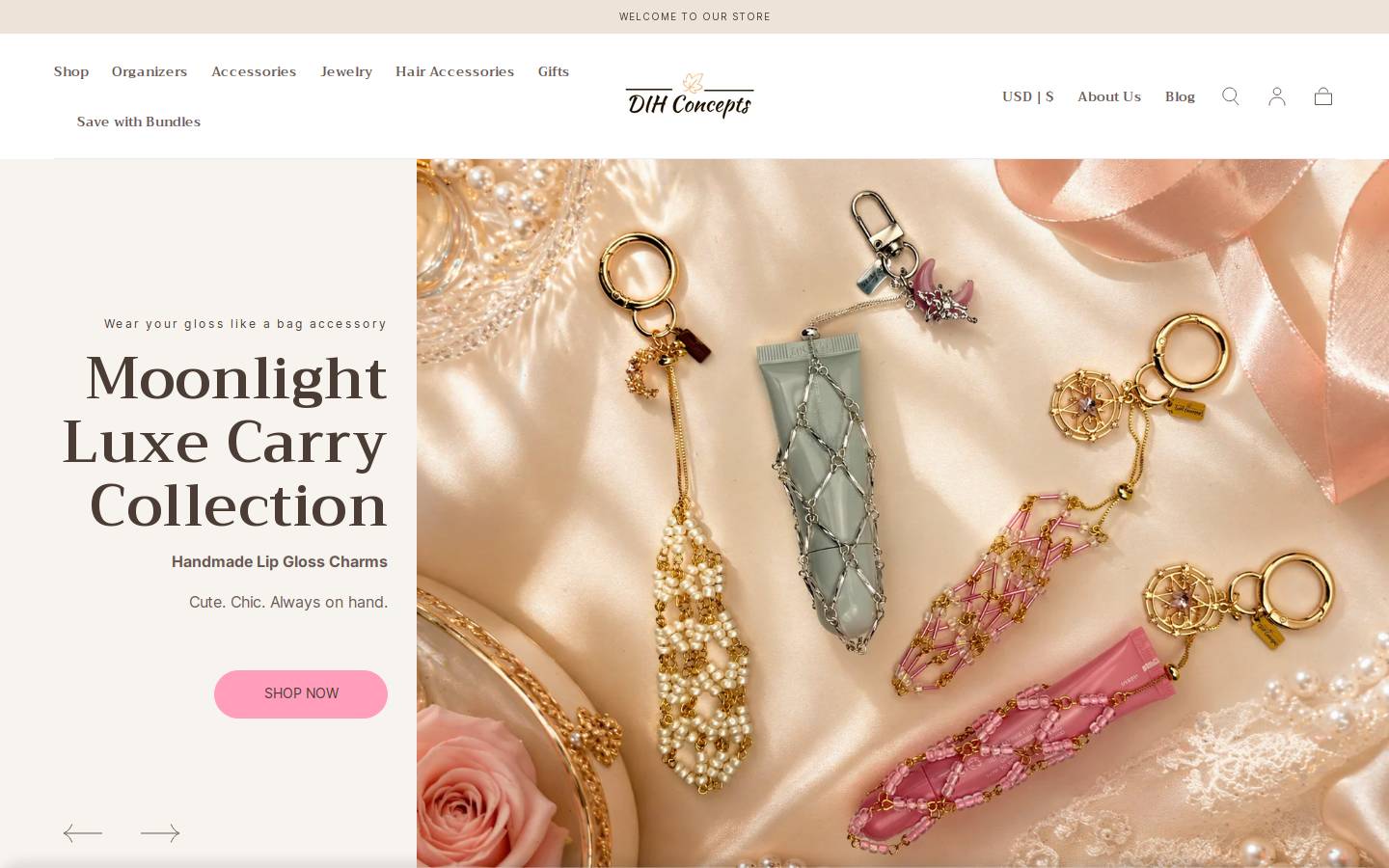 DIH Concepts homepage screenshot