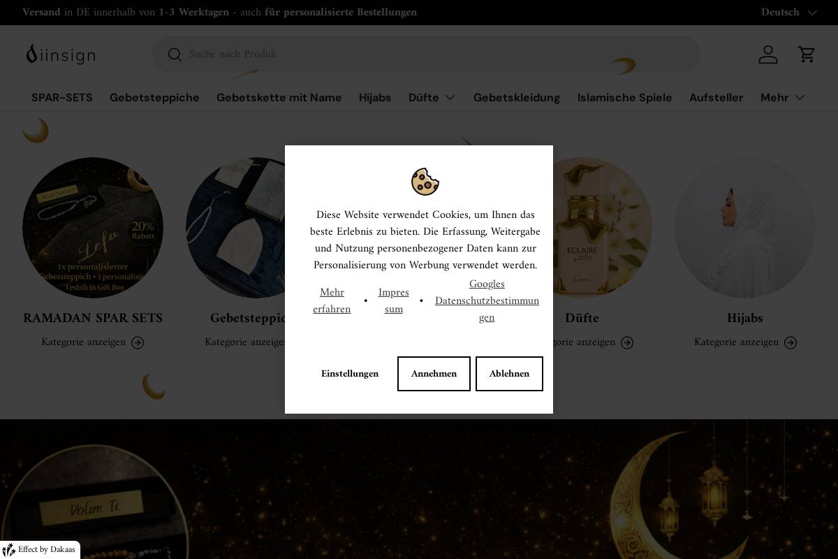 diinsign.com homepage screenshot