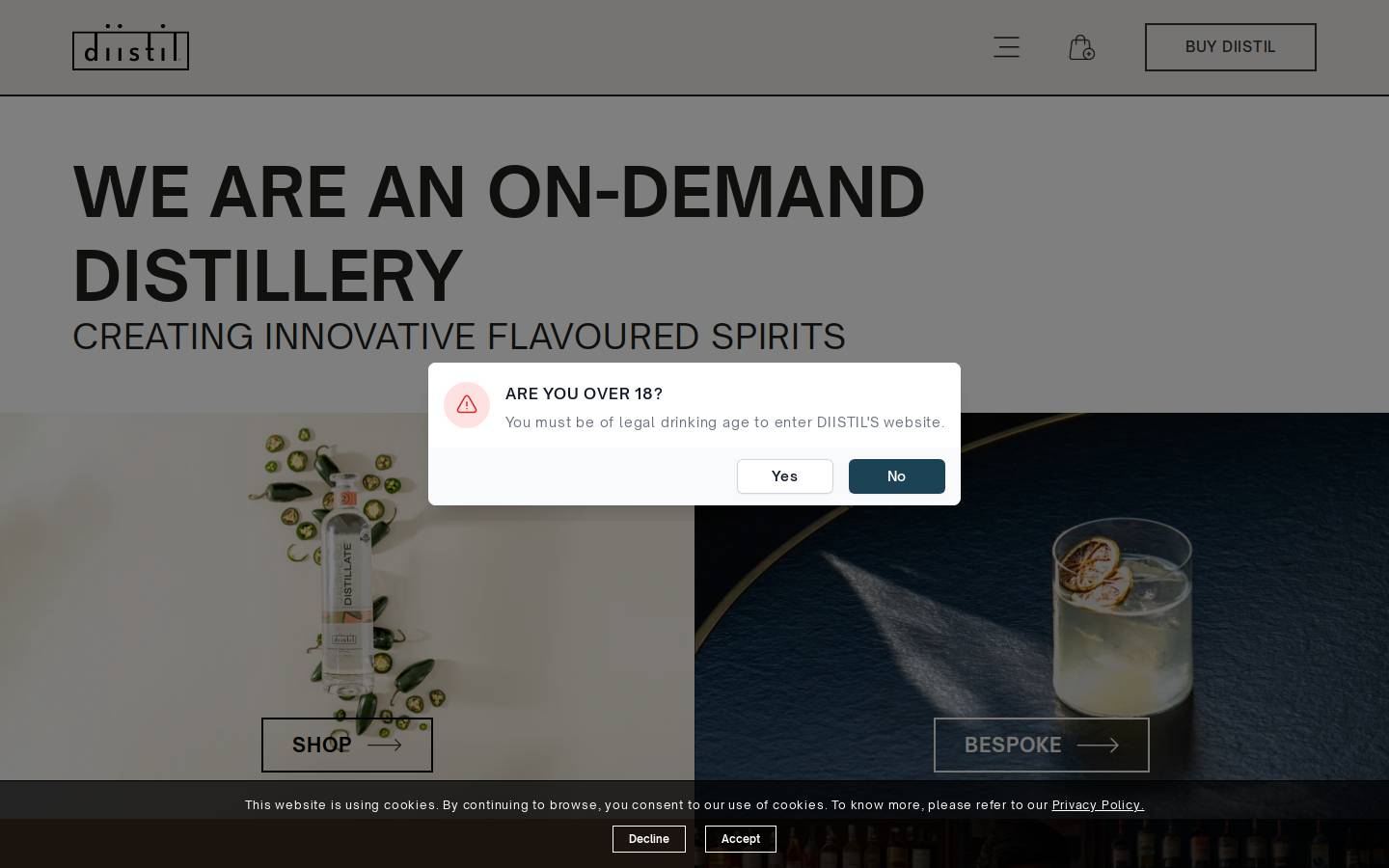 diistil.com homepage screenshot