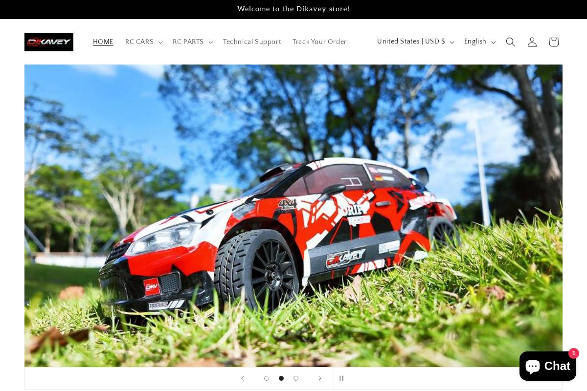 dikavey.com homepage screenshot