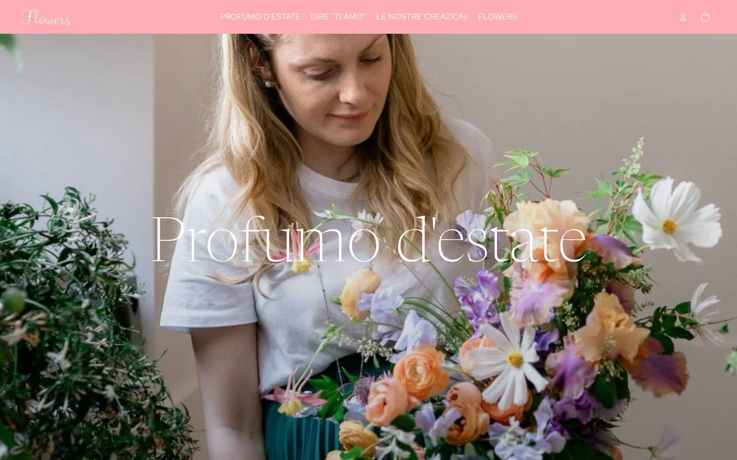 dilloconflowers.it homepage screenshot