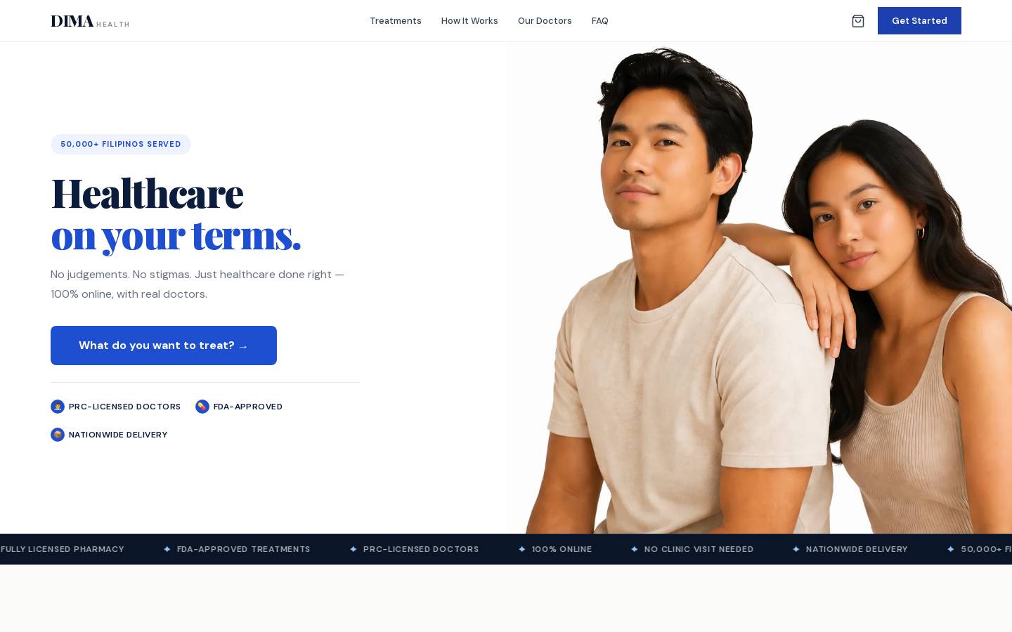 dima.ph homepage screenshot
