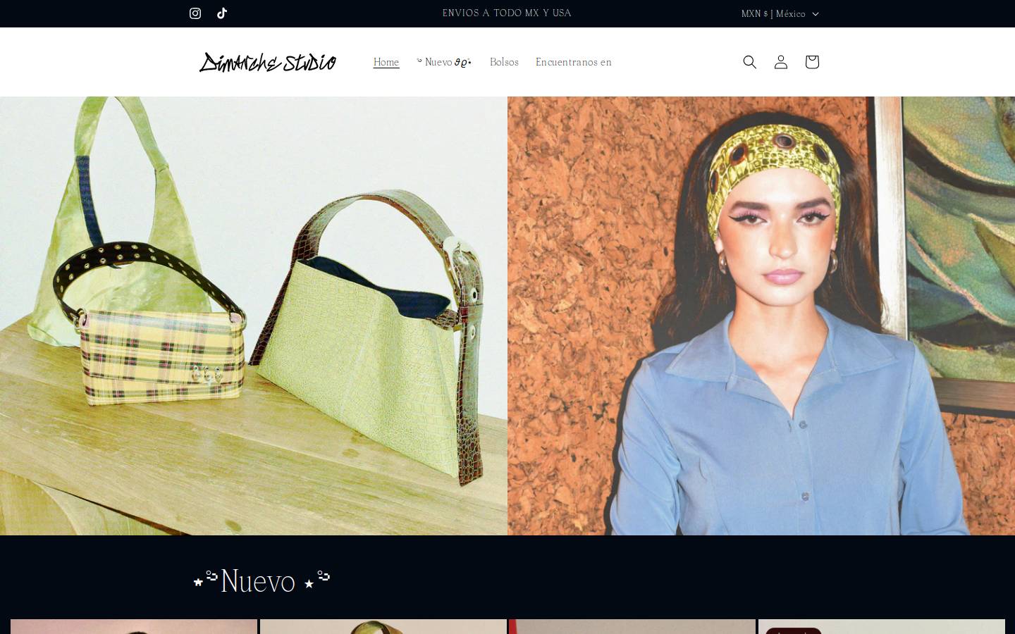 dimanchestudio.com homepage screenshot
