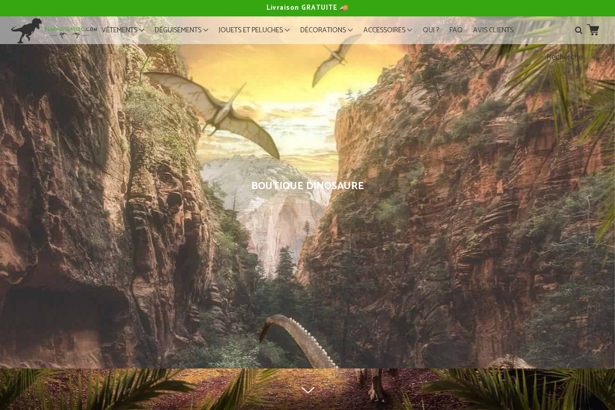 Dino Jurassic homepage screenshot