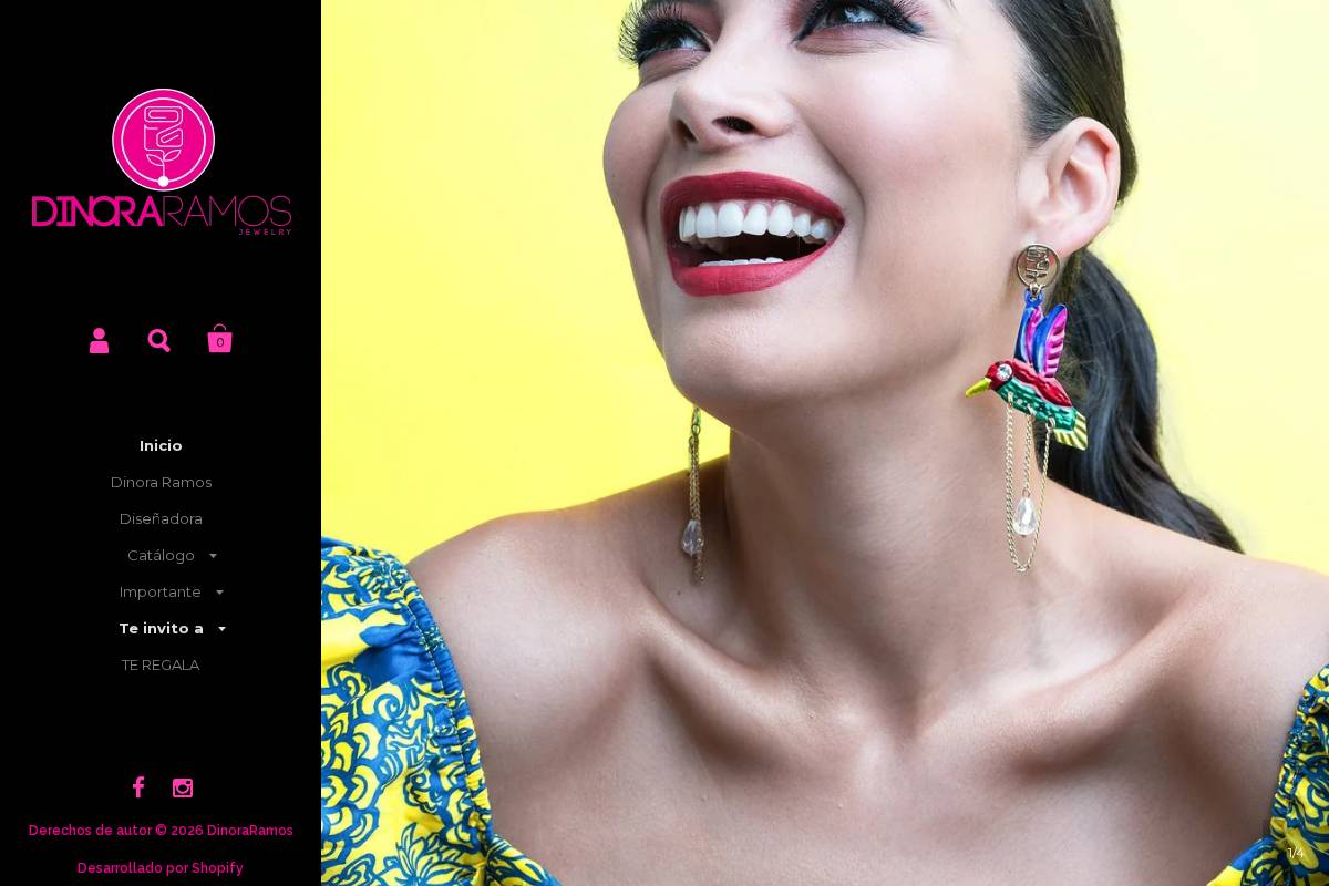 dinoraramos.com homepage screenshot