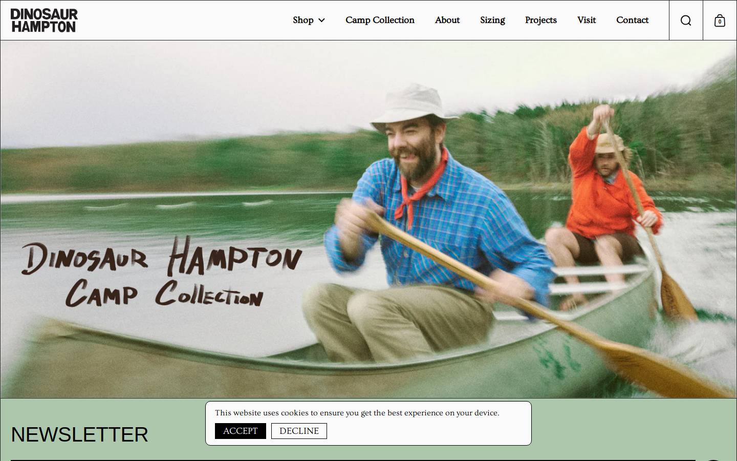 dinosaurhampton.com homepage screenshot