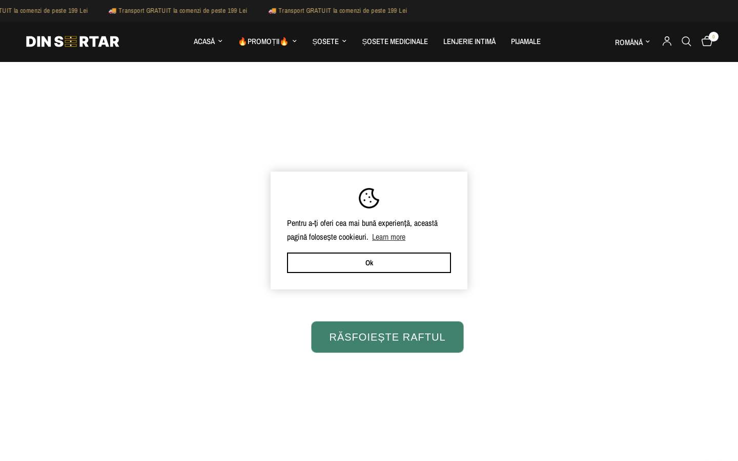 dinsertar.ro homepage screenshot