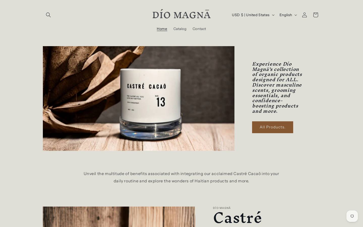 diomagna.co homepage screenshot