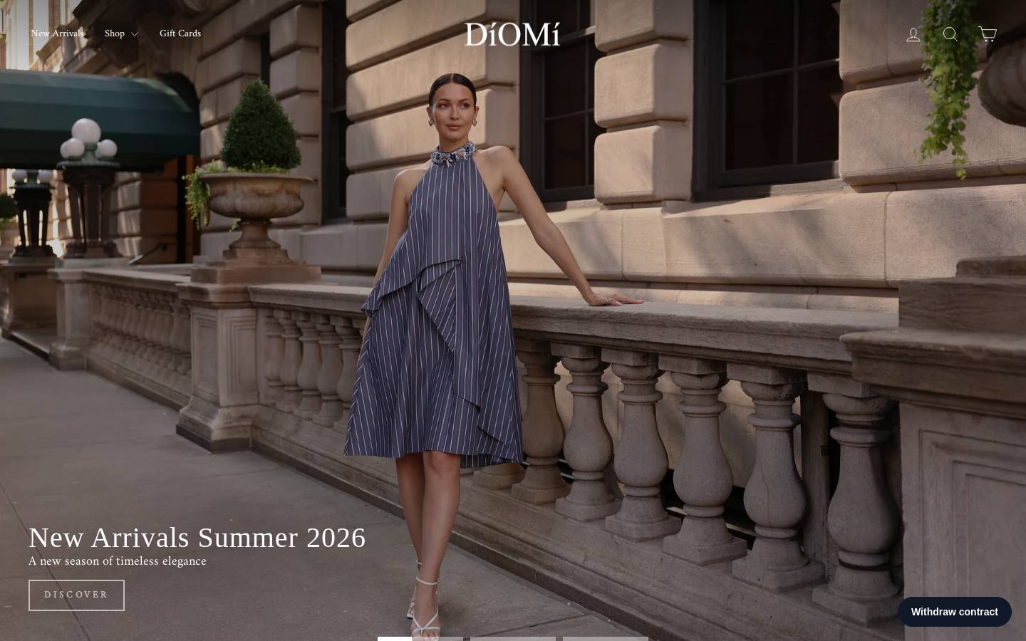 diomi.com homepage screenshot