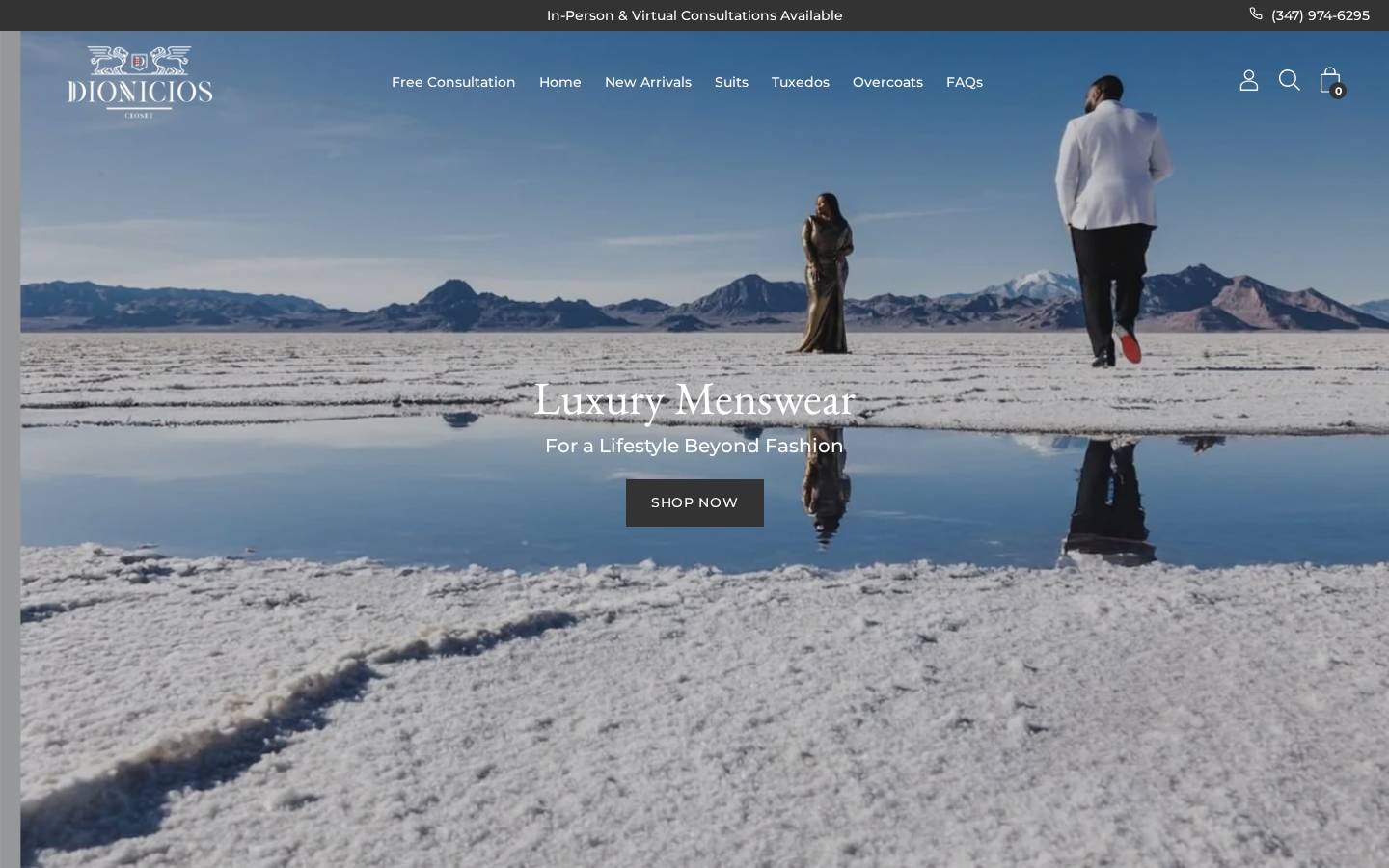 dionicioscloset.com homepage screenshot